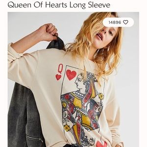 Daydreamer queen of hearts long sleeve